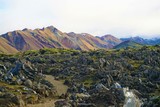 Fototapeta  - Wandern im Friðland að Fjallabaki Nationalpark auf Island