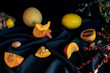 © Natascha Brandt - Still Life with Pumpkins, Melons, oranges and Eggs