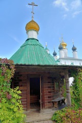 Chapel above source of water of St. James of Spaso-Yakovlevsky Monastery, Monastery of St. Jacob Saviour, situated to left from  Rostov kremlin, it was founded in 1389 century