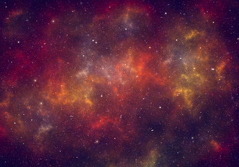 Wall Mural - nebula and stars in night sky. space background.