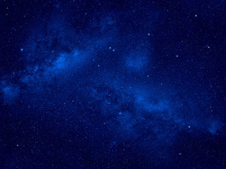 Wall Mural - milky way galaxy in night sky. space background.