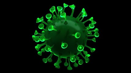 Wall Mural - coronavirus danger and public health risk disease and flu outbreak or coronaviruses influenza as dan