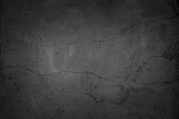 art black concrete stone texture for background in black. abstract color dry scratched surface wall 