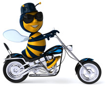 Fun Bee - 3D Illustration