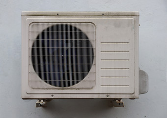 Ventilation system element on the building facade