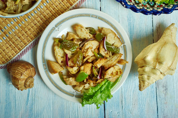 Poster - Sri Lanka Devilled Chicken. Dishes