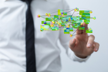 using cloud technology to send and receive files.