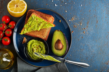 Canvas Print - Avocado sandwich