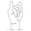 © nasharaga - sign language letter J