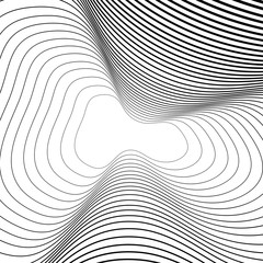 Wall Mural - Abstract lines background. Spiral lines background. Abstract geometric backdrop. Modern simple flat design. Vector iilustration