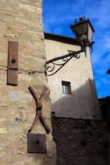 Wall Mural - Triora (IM), Italy - February 15, 2017: Old houses in The witches village of Triora, Imperia, Liguria, Italy.