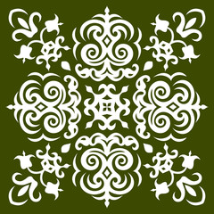 Caucasian ornament symbol