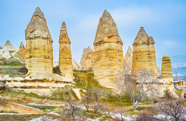 Sticker - Finger rock formations, Goreme, Cappadocia, Turkey