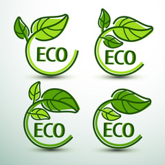 Wall Mural - eco label 2