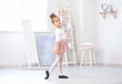 © Pixel-Shot - Cute little ballerina at home