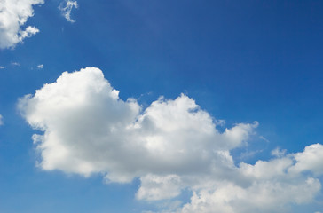 blue sky with clouds