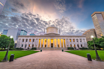 Fototapete - Ohio State House at Dawn