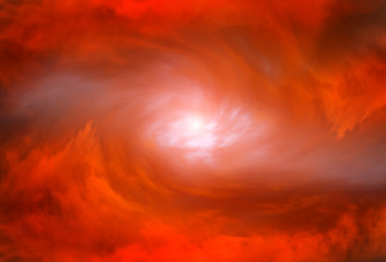 Wall Mural - blurred whirlwind in the clouds