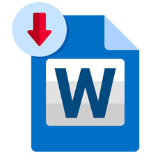 Wall Mural - format file flat icon