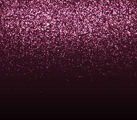 Wall Mural - Pink Gold. Glitter texture. Golden particles.