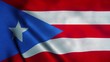 © Laricha - Puerto Rico flag waving in the wind. National flag of Puerto Rico. Sign of Puerto Rico. 3d illustration