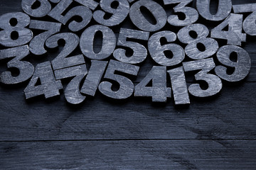  Background of numbers. from zero to nine. Numbers texture. Finance data concept. Mathematic. Seamless pattern with numbers. financial crisis concept. Business success. 