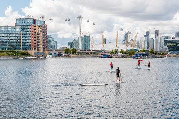 Wall Mural - Royal Docks Adventure the centre is a dedicated water-sports facility Royal Victoria Dock ,Newham, London, UK