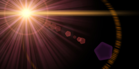 Wall Mural - lens flare design