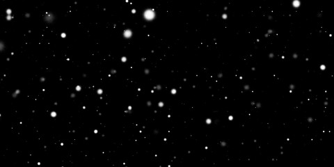 Wall Mural - snow flakes falling 