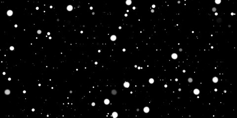 Wall Mural - snow flakes falling 