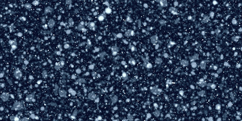 Wall Mural - snow flakes falling 