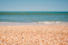 Low Angle Beach And Sea Free Stock Photo - Public Domain Pictures
