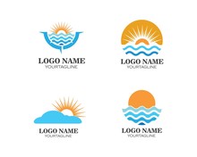Sun Logo Vector Template Illustration