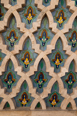 Pattern at Entrance, Hassan Mosque, Casablanca, Morocco