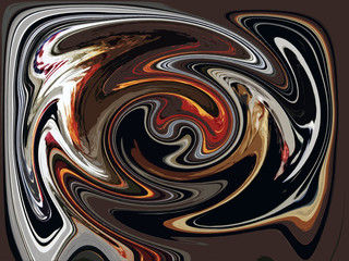 Wall Mural - Twirling paint abstract background