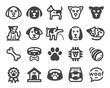 © supanut - dog icon set,vector and illustration