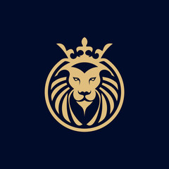 lion logo template