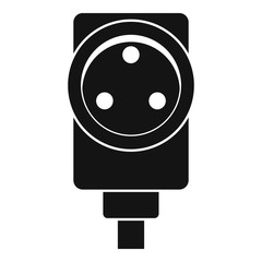 Poster - Power socket icon. Simple illustration of power socket vector icon for web design isolated on white background