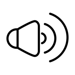 Poster - volume audio sound line style icon