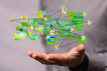 using cloud technology to send and receive files.