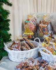 Poster - Gingerbread on Vilnius Christmas Market at Advent