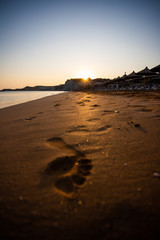 Wall Mural - Xi Beach sunset