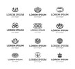 Set of royal favorite logos