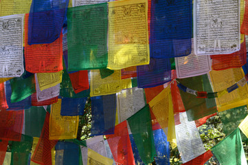 Sticker - prayer flags