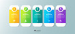 © kanpisut - Infographics design template,  Business concept with 5 steps or options, can be used for workflow layout, diagram, annual report, web design.Creative banner, label vector.