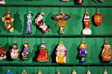 Poster - Christmas Tree Decoration on Christmas Market at Charlottenburg Palace Berlin