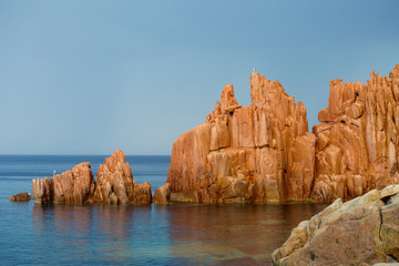 Wall Mural - Rocce Rosse in Arbatax, Sardinia, Italy