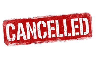 Wall Mural - Cancelled sign or stamp