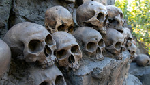 Stone Skull Sculpture Wall