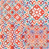 Fototapeta Kuchnia - The traditional ornate motive in ceramic tile.